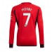 Manchester United Mason Mount #7 Replika Hemma matchkläder 2023-24 Långa ärmar